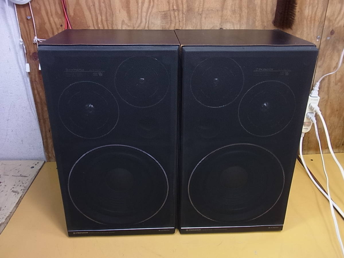 □Q/396☆パイオニア PIONEER☆ペアスピーカー☆S-X707V☆動作OK