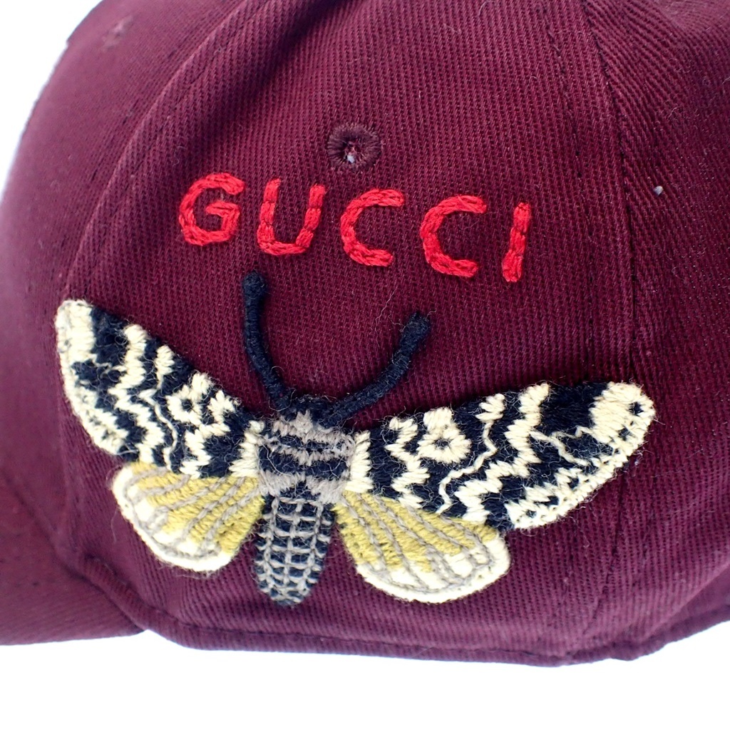 中古◇GUCCI グッチ 蝶々 バタフライ 刺繍ワッペン ニューヨーク