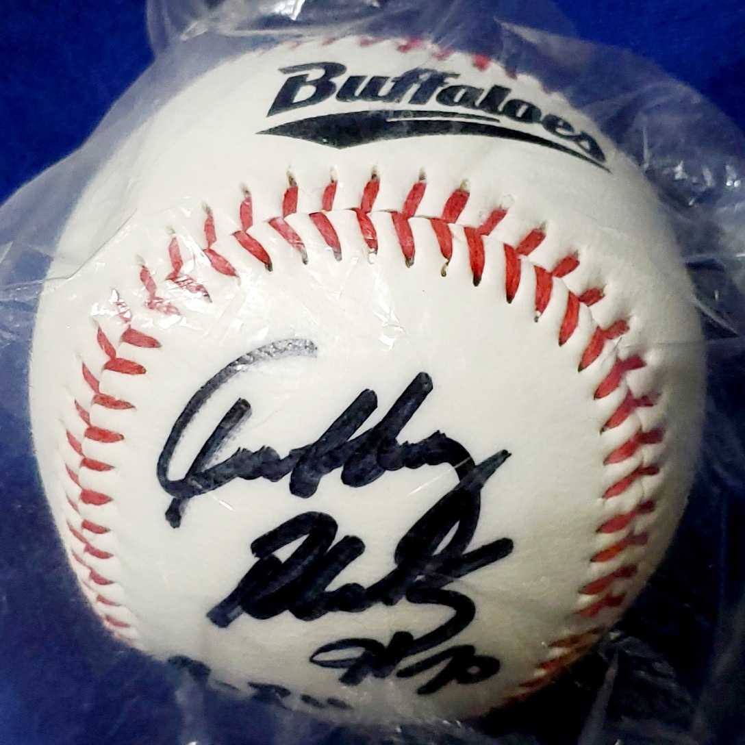 大阪近鉄バファローズ タフィ・ローズ オフィシャル 直筆サインボール