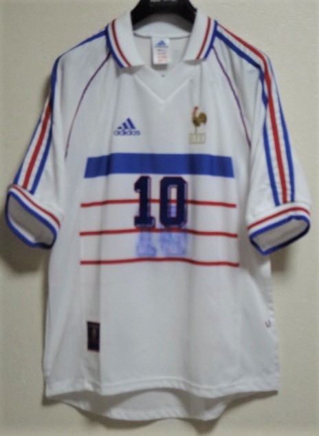 フランス代表 ジダン ジダン直筆サイン入りフランス代表2006アウェイ