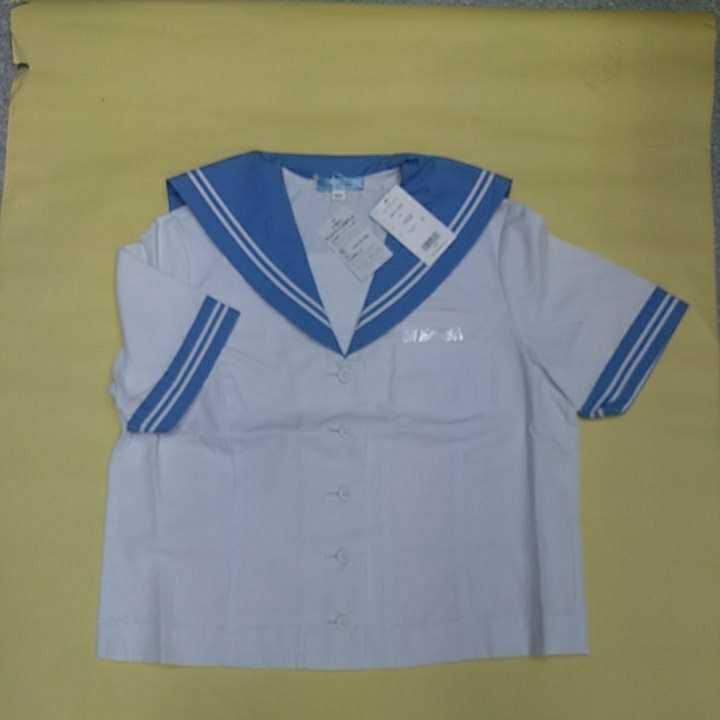 スクール シャツ 半袖165の通販 女子 夏用 セーラー服170A+夏服半袖シャツ165A&frasl;yt0729 スクール女子半袖セーラー服165A