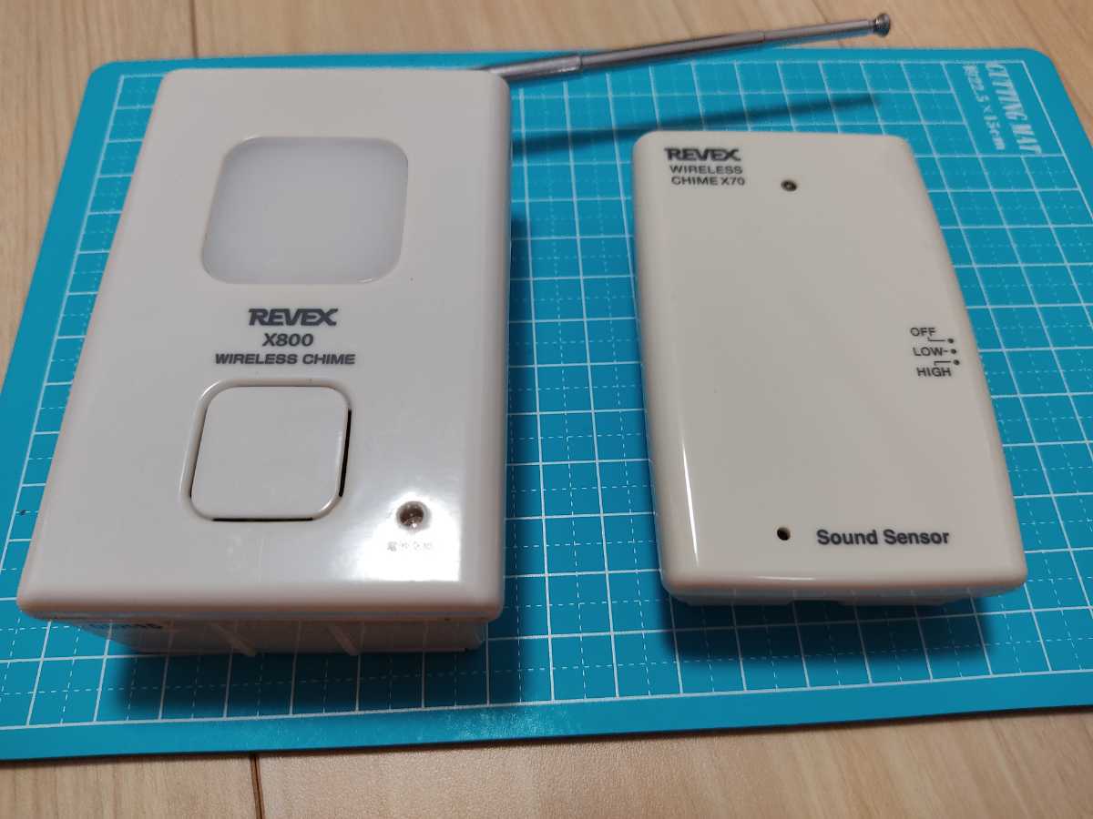 激安 激安特価 送料無料 リーベックス Revex ワイヤレス チャイム Xシリーズ 送受信機セット 呼び出しチャイム セット 音 センサー X870 Glm Co Il