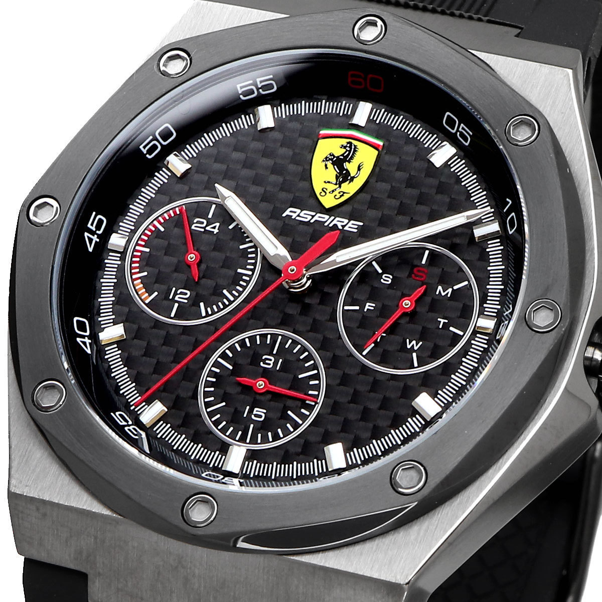 新作，2026 腕時計 Scuderia Ferrari スクーデリア フェラーリ アスパイア Aspire メンズ 腕時計 ブラック 0830529 並行輸入品(3針＋カレンダー)｜売買されたオークション情報、yahooの商品情報をアーカイブ公開 - その他