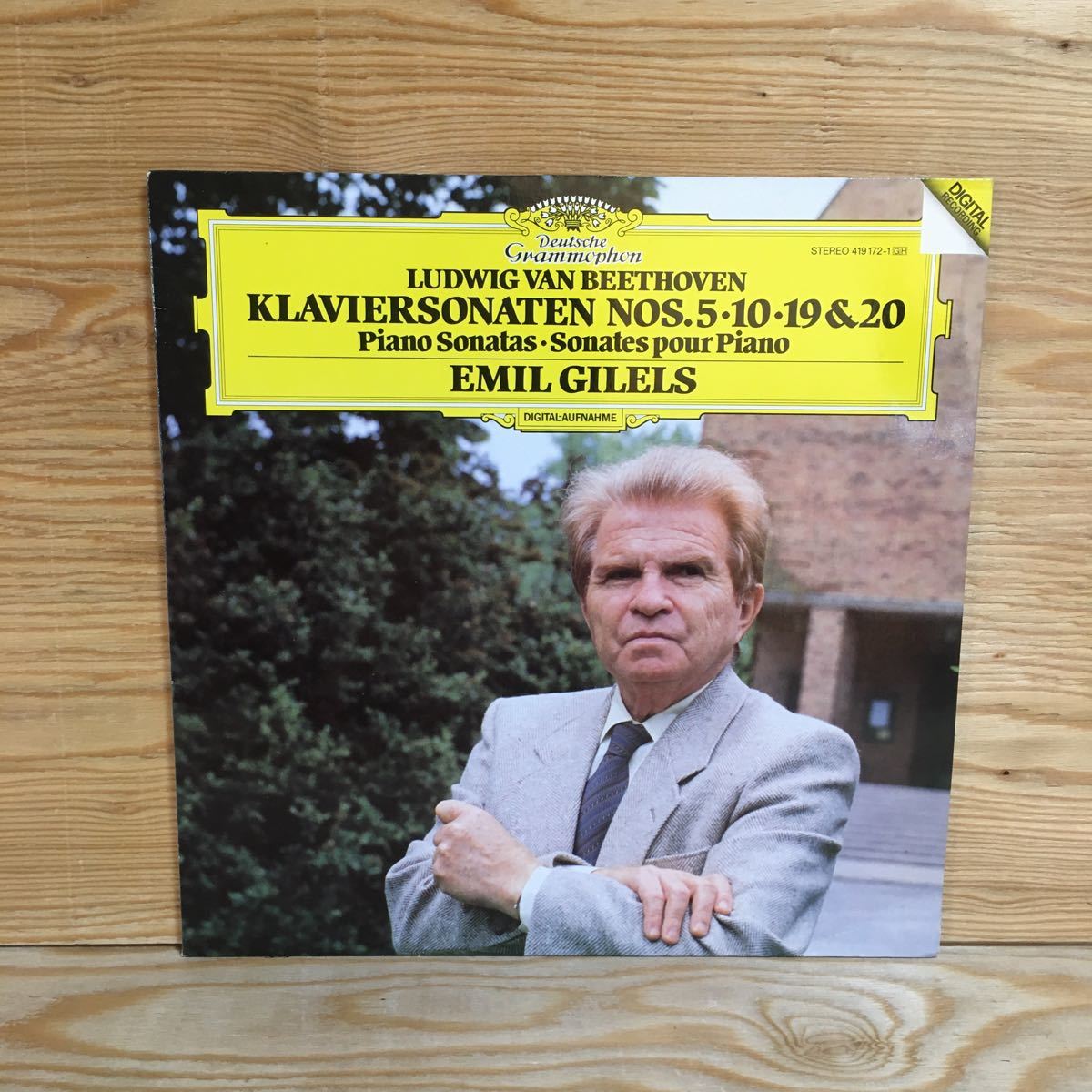  Y7FK2-210727 レア LP レコード BEETHOVEN: KLAVIERSONATEN NOS.5 10 19 & 20 EMIL GILELS STEREO 419 172-1 ベートーベン(室内楽)｜売買されたオークション情報、yahooの商品情報をアーカイブ公開 - オークファン 室内楽
