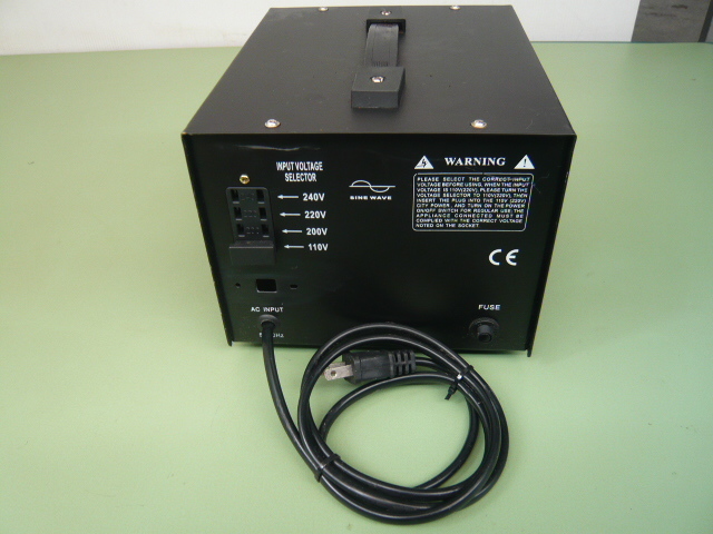 き様 1◇トランスフォーマー 変圧器 STU-1500 240V 220V 110V◇通電OK◇E