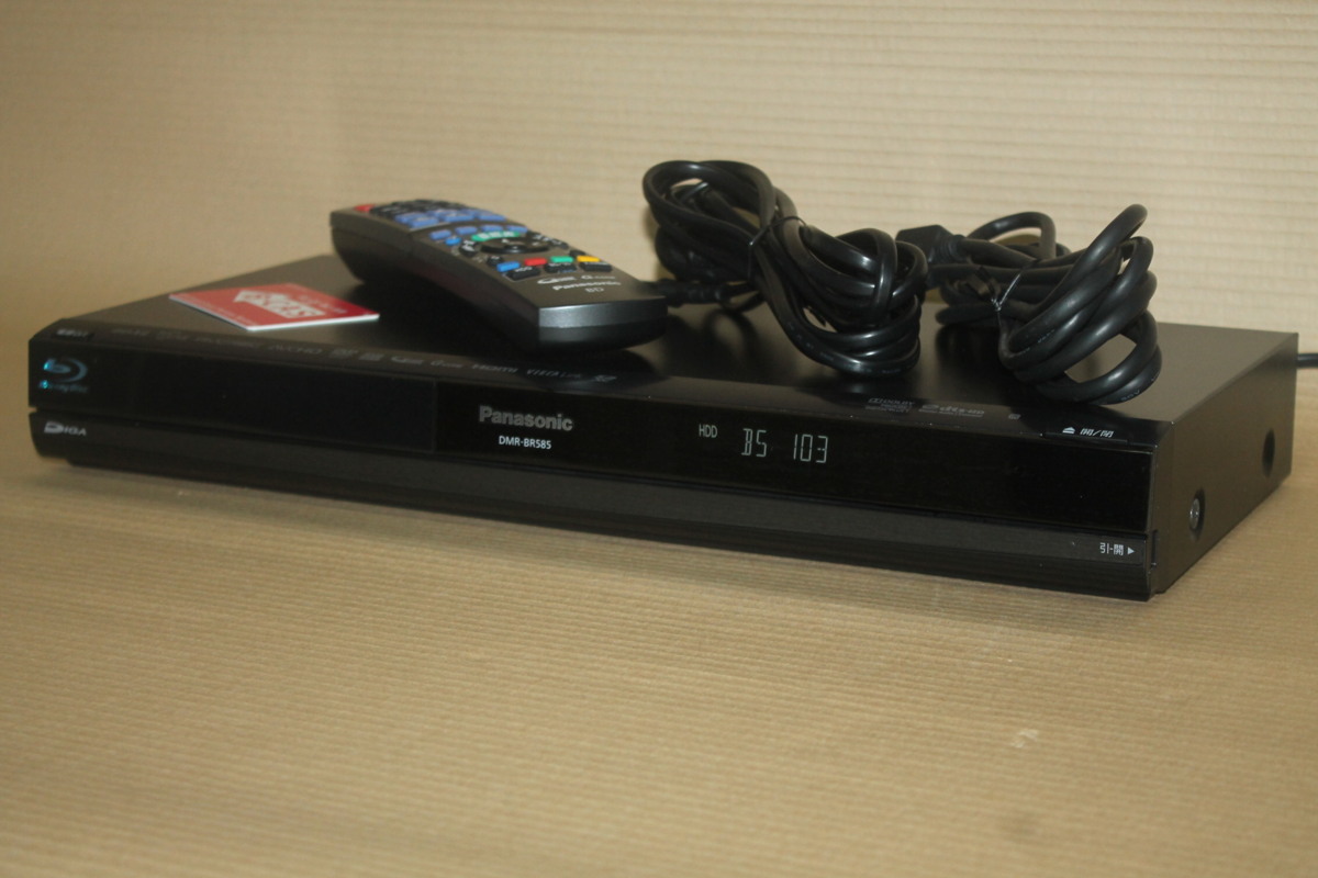 75527★Panasonic BDレコーダー DMR-BR585 【パナソニック/ブルーレイDIGA/フルハイビジョン録画/リモコン付/HDMIコード付】 DMR-BR585 パナソニック DIGA DMR-BR585投稿画像・動画 2026年最新DMR BR585の人気アイテム