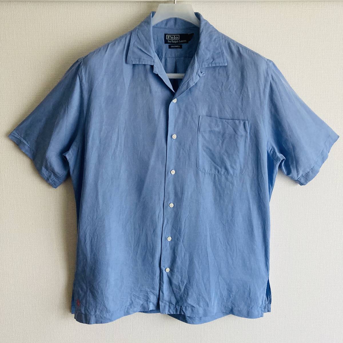 BerBerJin藤原 氏着用!開襟! 90s ポロ ラルフローレン シルク オープン 