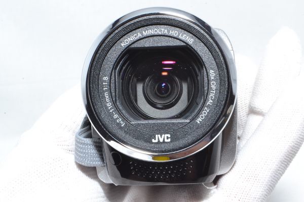 ☆SDカード64GB付☆バッテリー2個付☆ JVC GZ-HM99 シルバー Everio