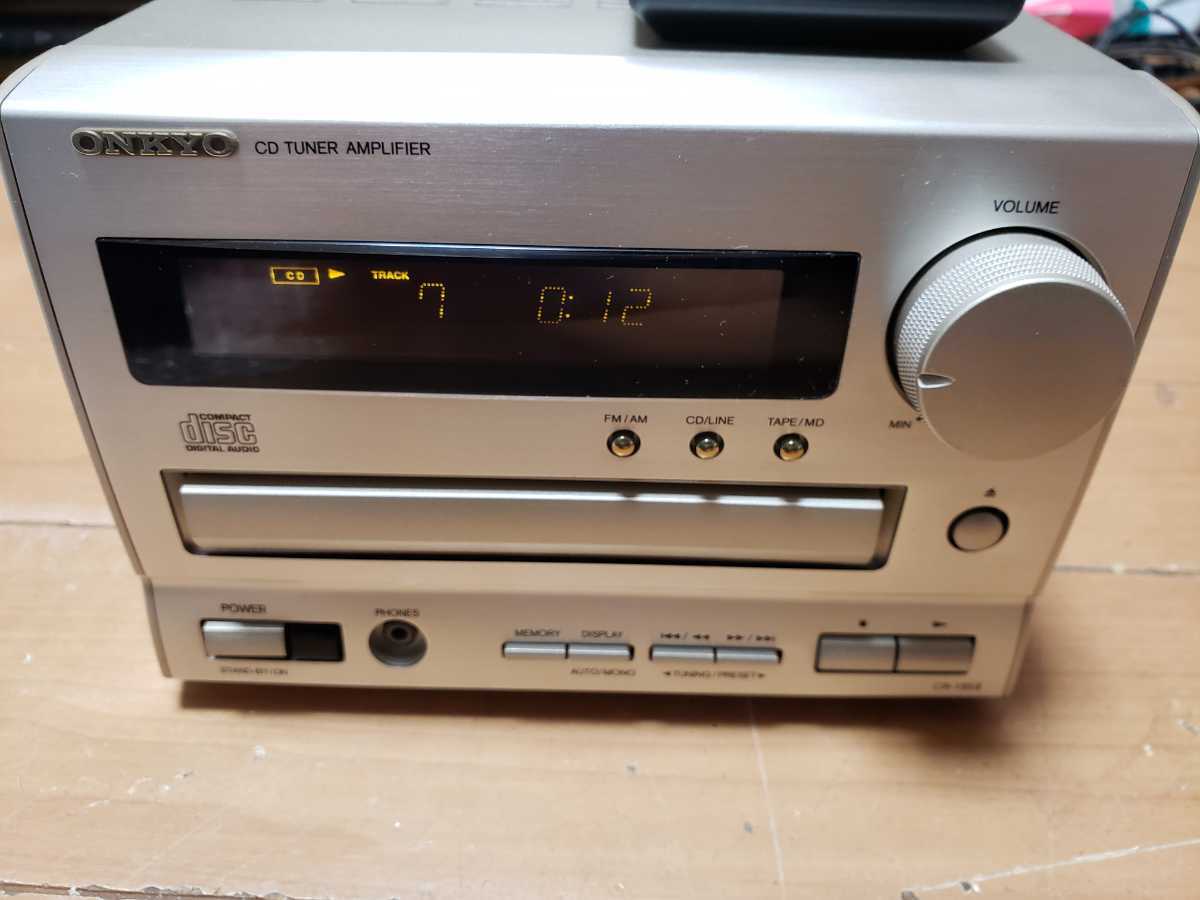 ONKYO CR-185Ⅱ CDコンポ リモコン付整備品 ONKYO CR-185Ⅱ オンキョー