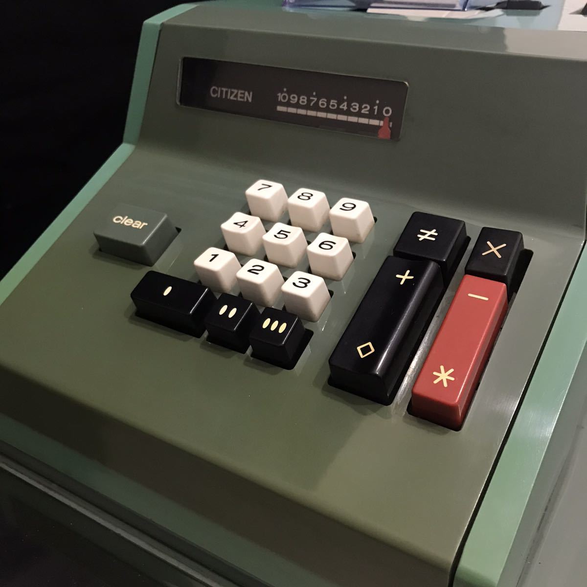 ☆ 希少 昭和レトロ CITIZEN シチズン cash-register レジスター CR-10 