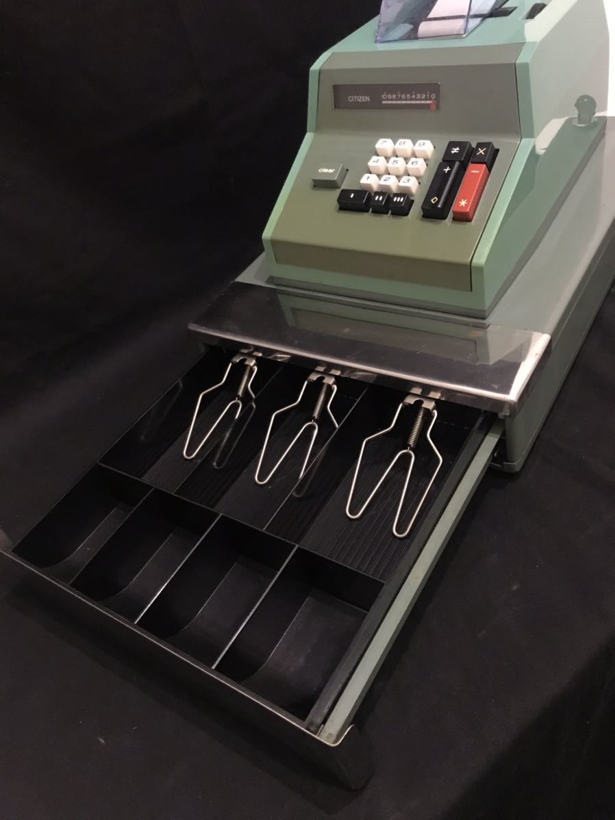 ☆ 希少 昭和レトロ CITIZEN シチズン cash-register レジスター CR-10 
