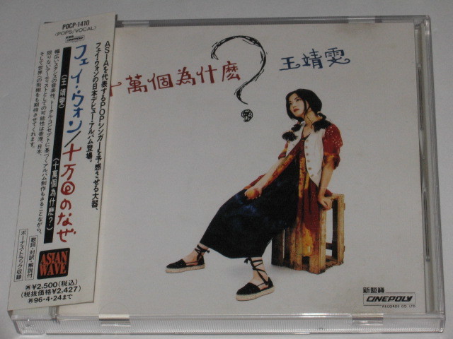 フェイ・ウォン CD 十万回のなぜ 王菲 - – 帯付き 帯付 フェイ ウォン ⁄ :