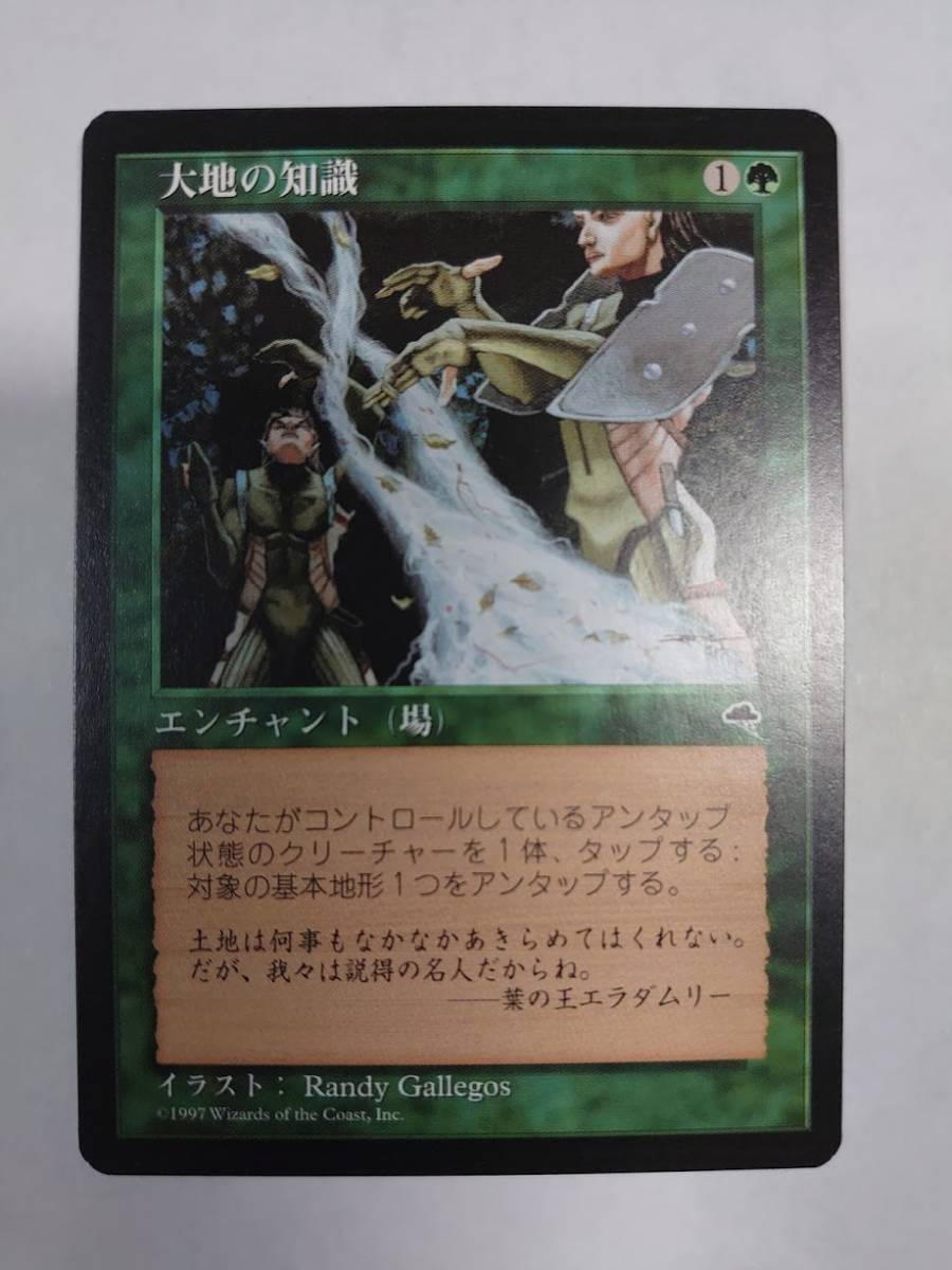 MTG 大地の知識/Earthcraft 日本語版 TMP 緑 R 大地の知識 MTG TMP -