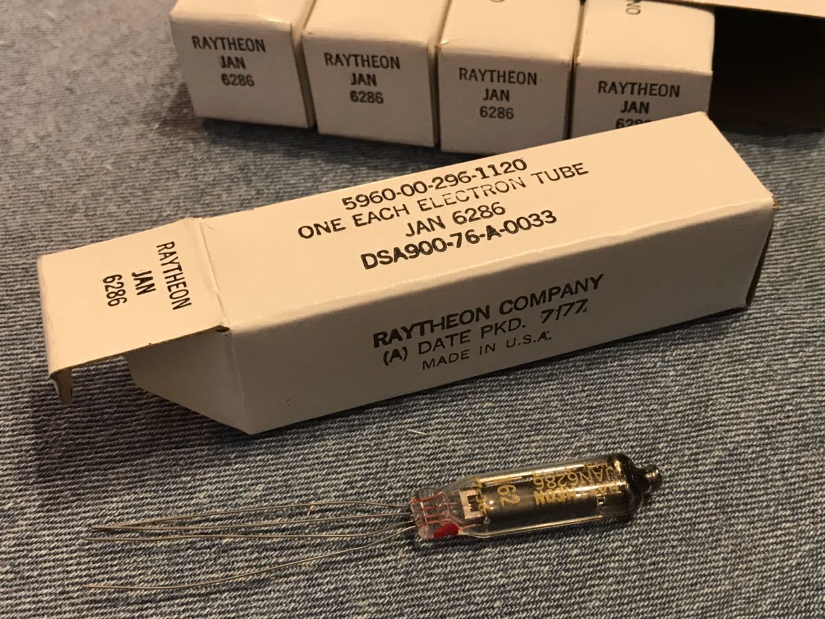 真空管 RAYTHEON 5678 50本セット サブミニチュア管 未使用 元箱 Yahoo