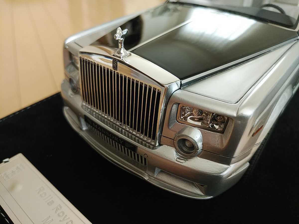 ロールスロイス　ファントム　マンソリー　RollsRoyce Fhantom Mansory 1/18 限定20台　完売品　国内発送　専用ショーケース付属