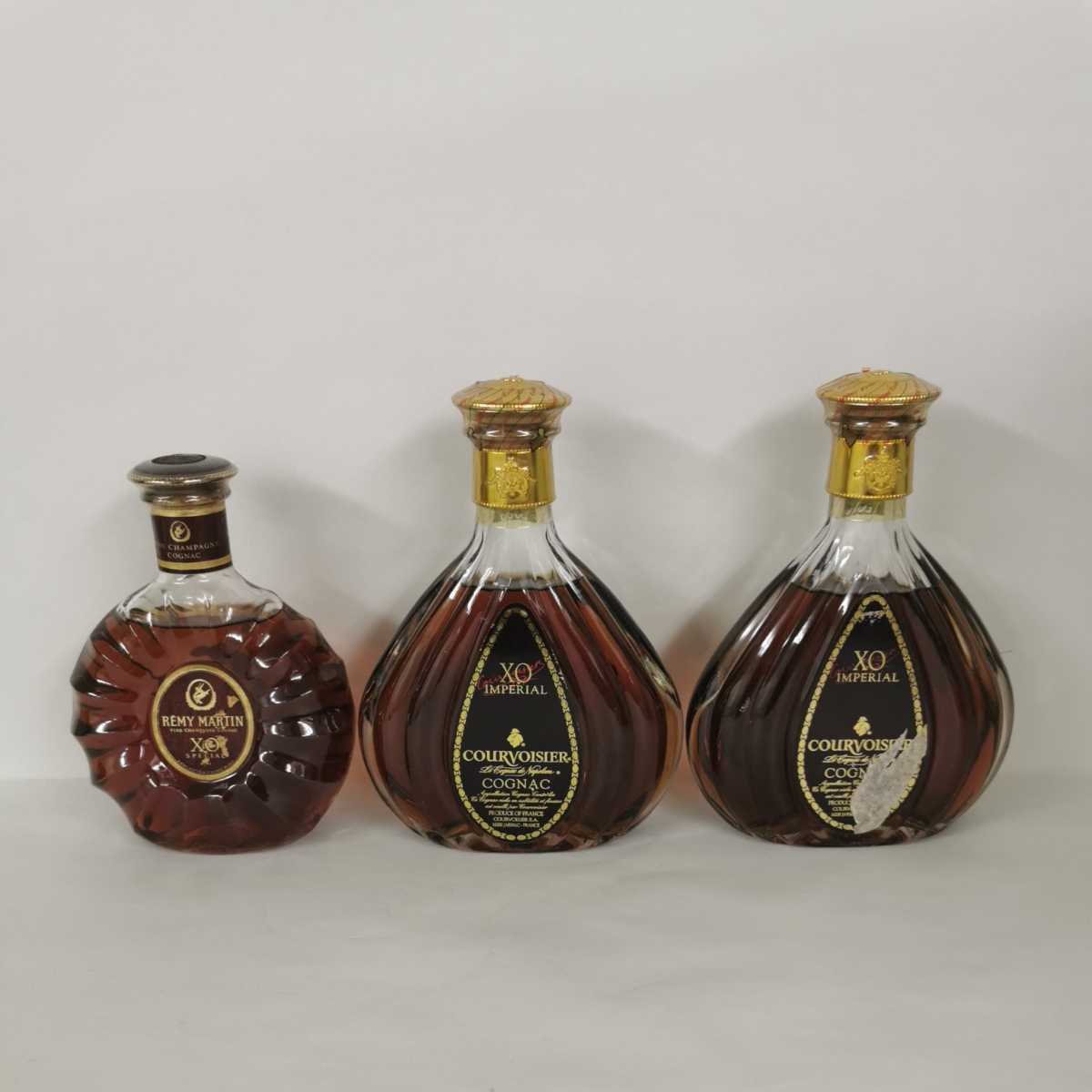 酒 3本 Otard REMY MARTIN COURVOISIER コニャック