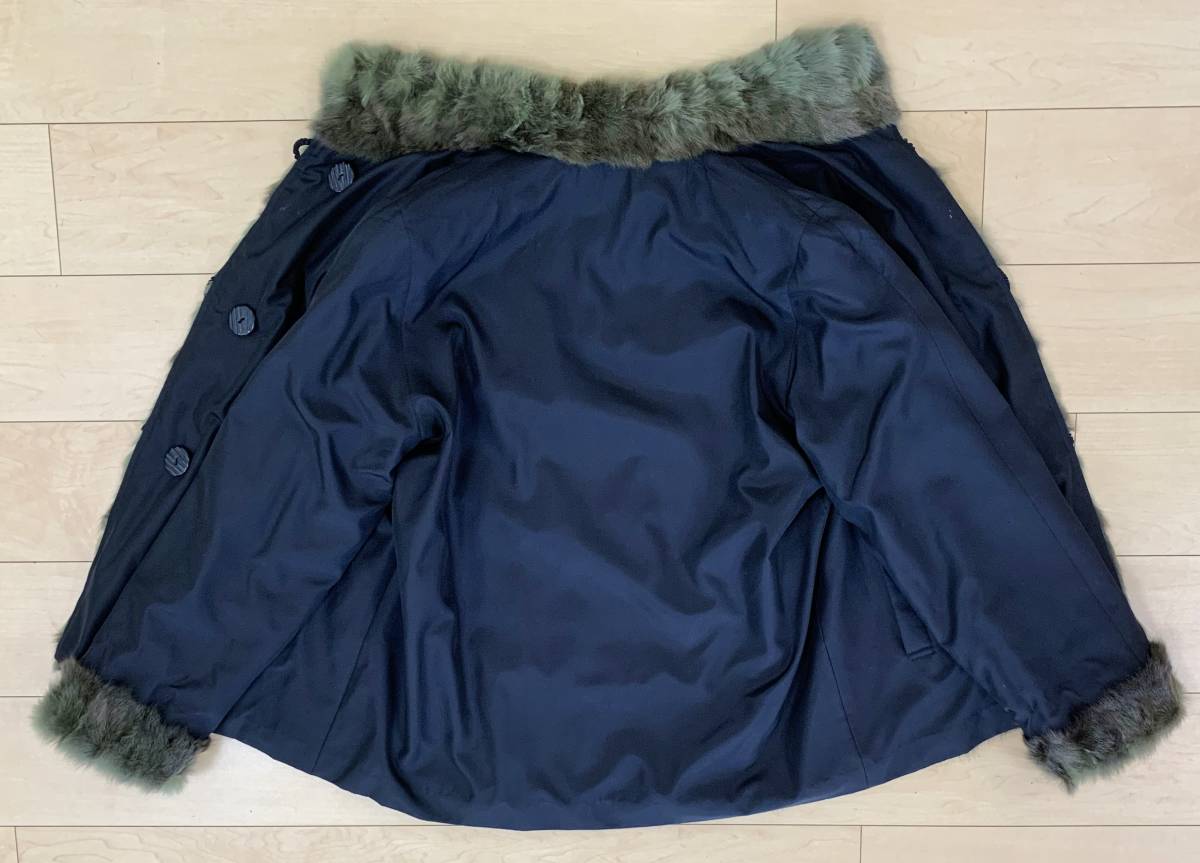 レディース 再度のお値下げ❗【新品同様】シルク リバーシブル 毛皮 