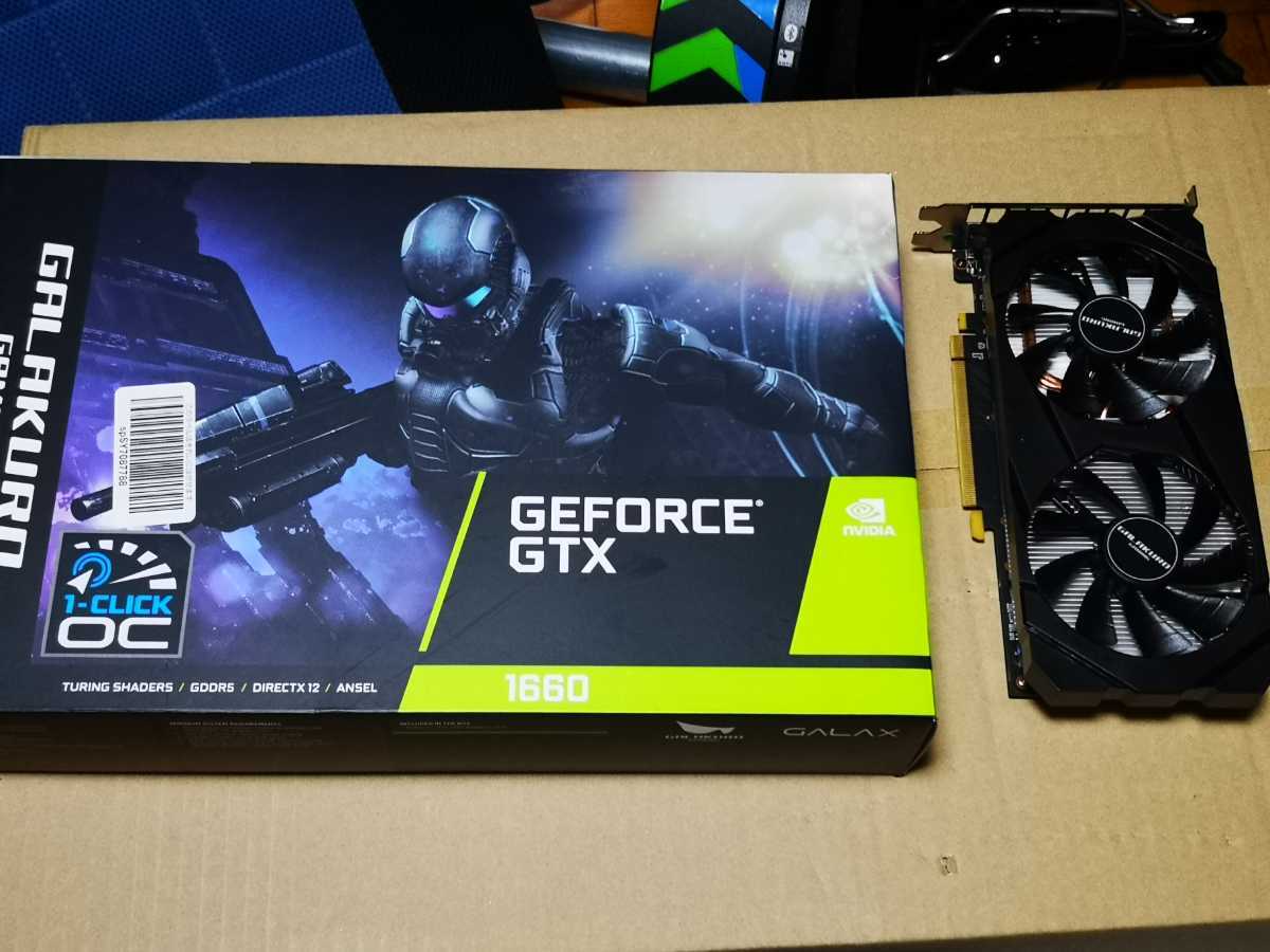 玄人志向グラフィックボード GG-GTX1660-E6GB/DF GALAKURO GAMING