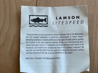 【希少】ラムソン ライトスピード ハードアロックス LS4 Lamson Litespeed Hard Alox LS4（未使用品）【再値下】_9