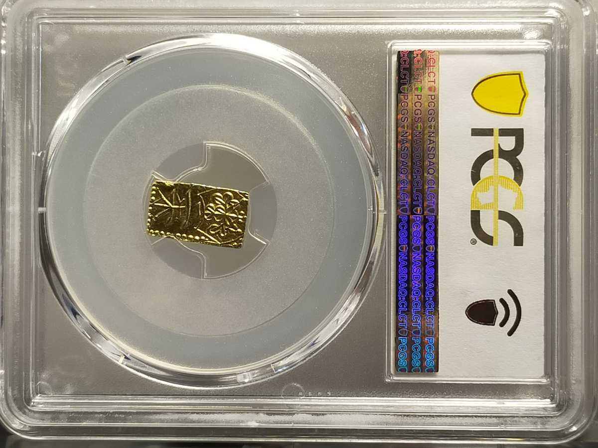 古銭 天保二朱金（判金）PCGS鑑定MS62 金貨 アンティーク MS62 PCGS