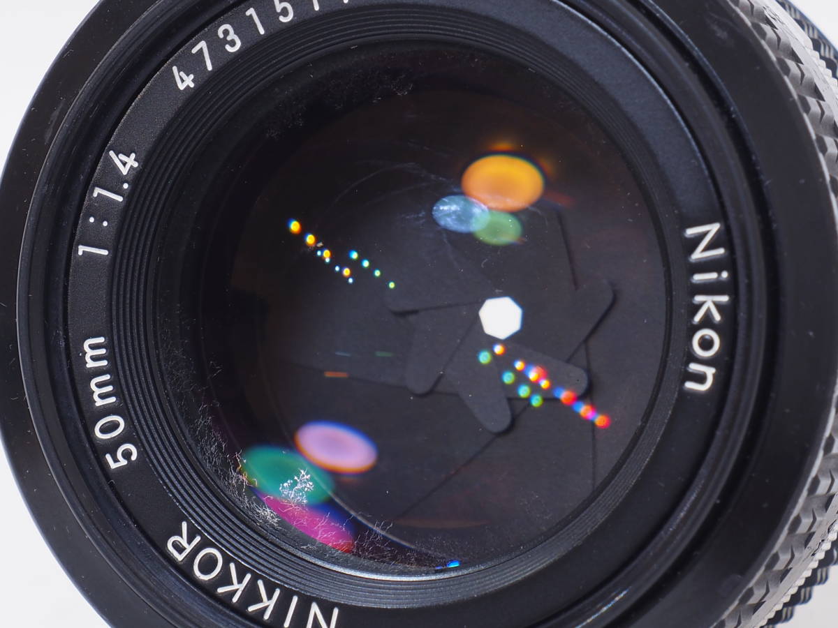 Ai NIKKOR 50mm F1.4 for Nikon F Mount Full Frame FX Format 王道の大