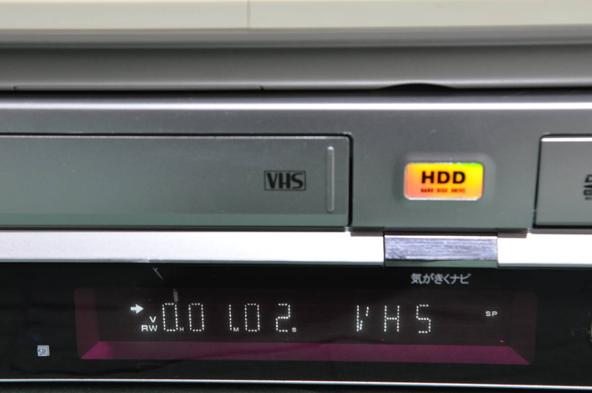DVR-RT50H VHS⇔DVD⇔HDD ビクター - ダビOKビデオデッキ 純正リモ付