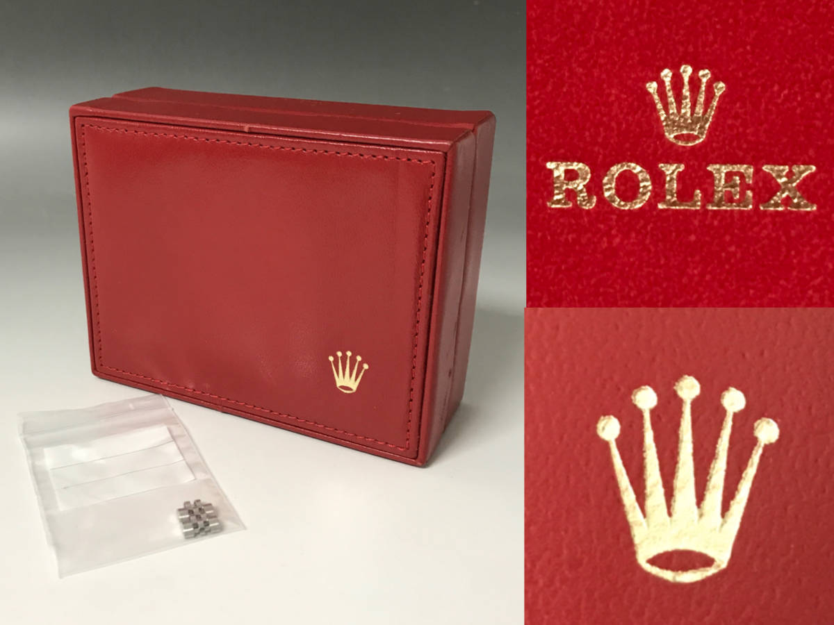 ROLEX 時計ケース 赤ケースのみ MI1/31 ROLEX ロレックス 純正 腕時計 ケース 赤 収納 保存 ボックス