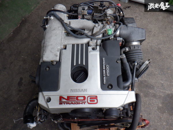 保証付 日産純正 GF-ER34 スカイライン 4ドア RB25DE NA ネオ6 AT 