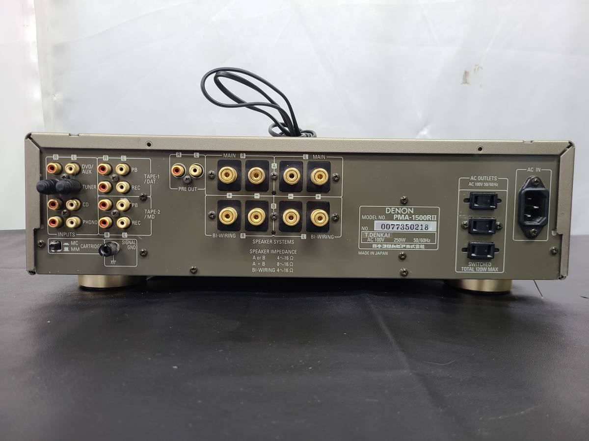 DENON プリメインアンプ - PMA-1500RII デノン デノン⁄デンオン 「pma