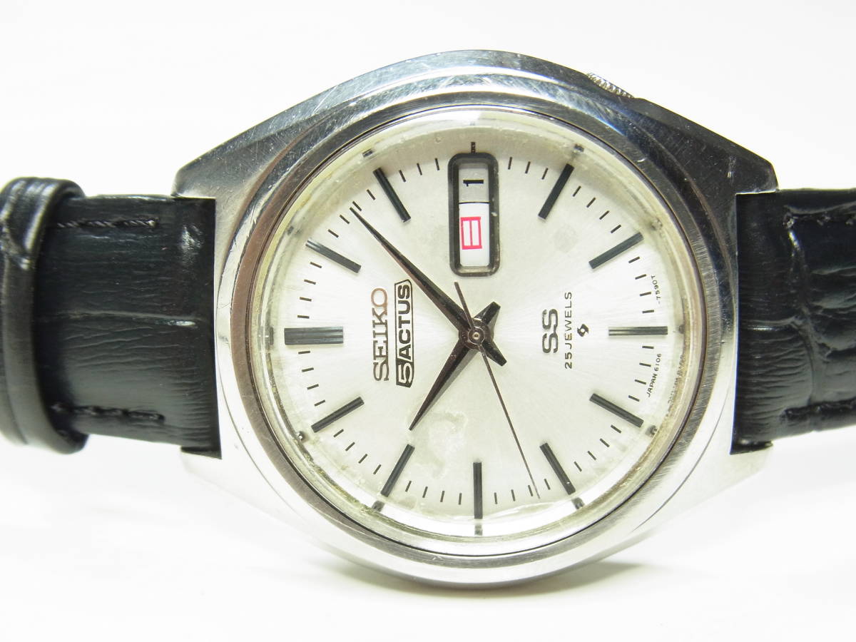 2108 セイコー 5アクタス SS 秒針規制付 25石 自動巻 動品 セイコー SS