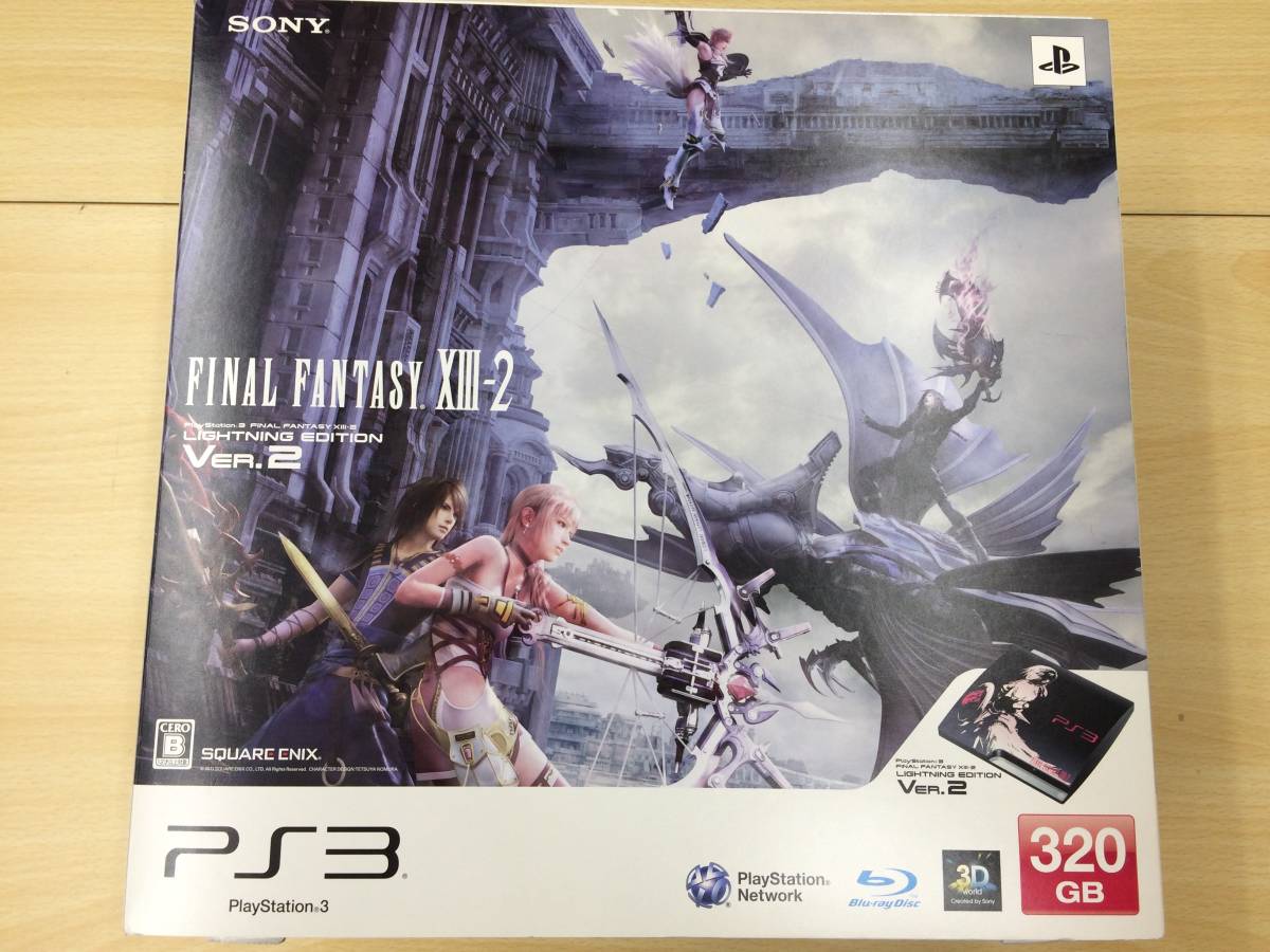  H745 PS3 ファイナルファンタジー XIII-2 LIGHTNING EDITION Ver.2 HDD320GB(PS3本体)｜売買されたオークション情報、yahooの商品情報をアーカイブ公開 - オークファン PS3本体