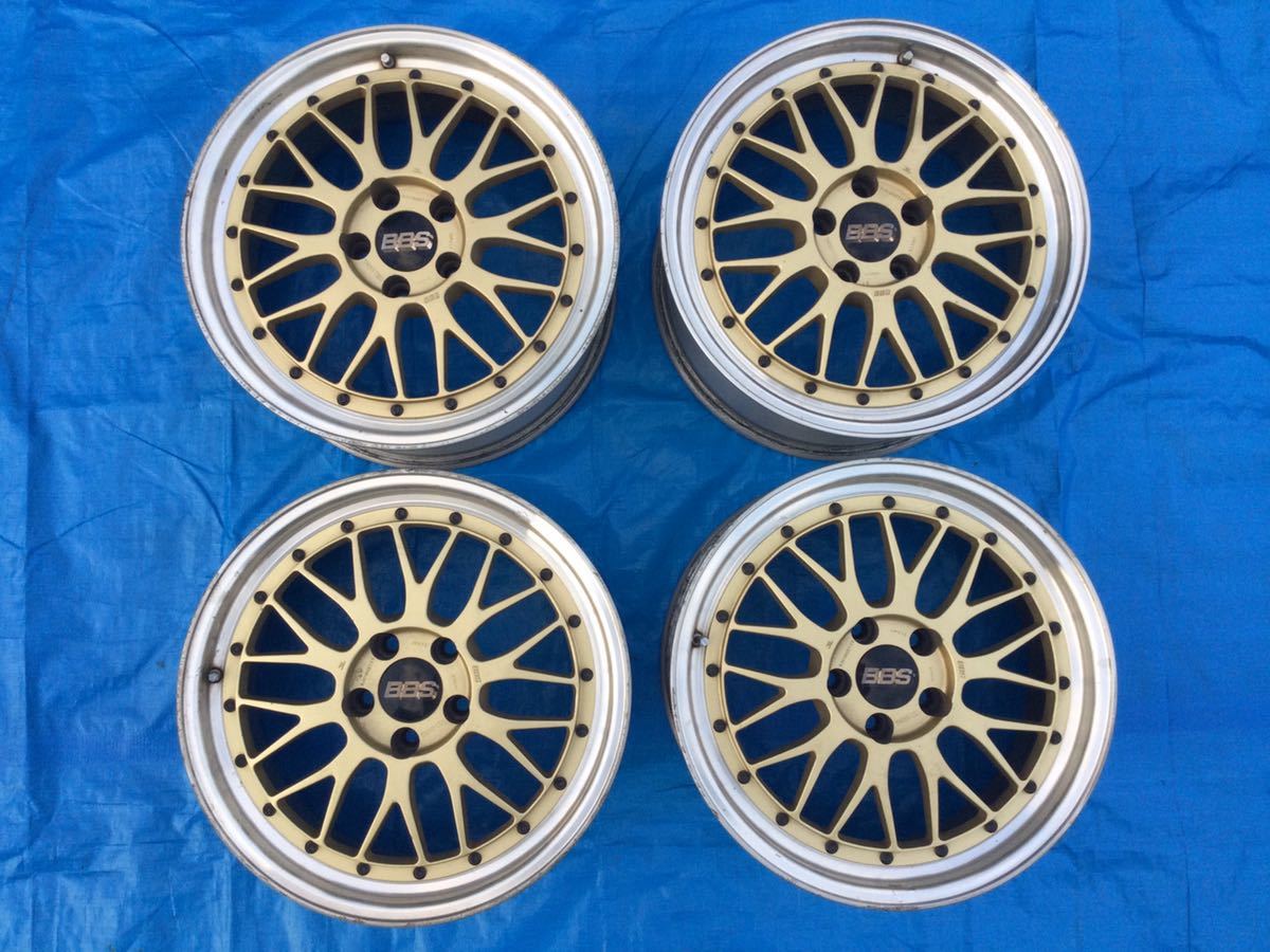 BBSホイール 5穴 PCD114，3 VIA690KG LMP078 8J×18H2ET 35 中古品 4本 