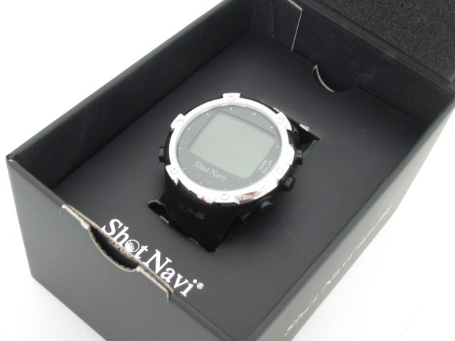 [5900] シュットナビ Shot Navi　W1-FW (クロ)　腕時計型　GPS　ナビ