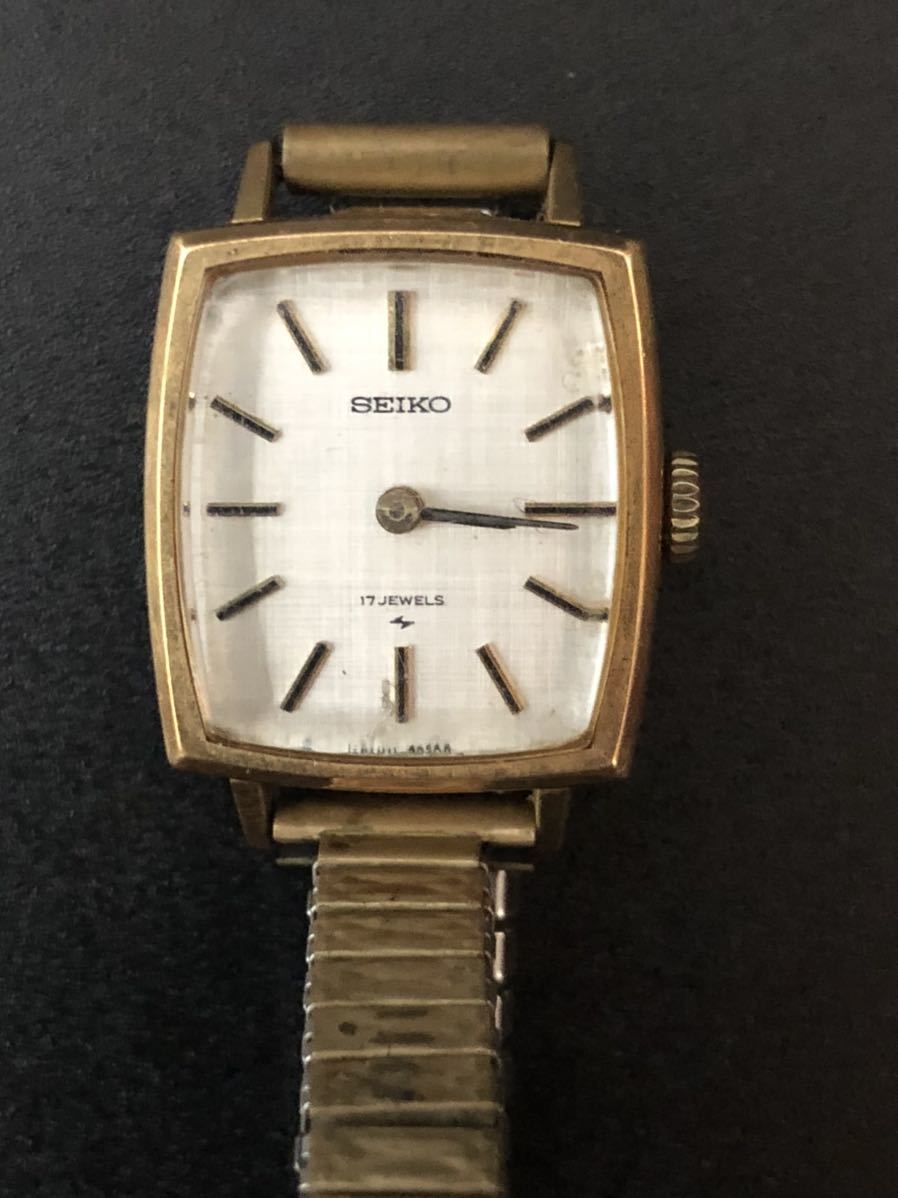 赤字超特価，お買い得 1円 SEIKO セイコー レディース腕時計 17JEWELS 18金 11-3700JAPAN-K 総重量 18.26g(セイコー)｜売買されたオークション情報、yahooの商品情報をアーカイブ公開 - オークファン その他