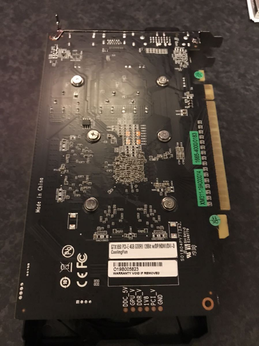 GTX 0 GeForce グラフィックボード 4GB GTX1650 | GDDR5 NVIDIA