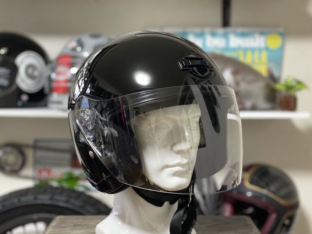 ハーレーダビットソン　ジェットヘルメット　【純正】 ☆Harley-Davidson ハーレーダビッドソン 純正 ジェットヘルメット