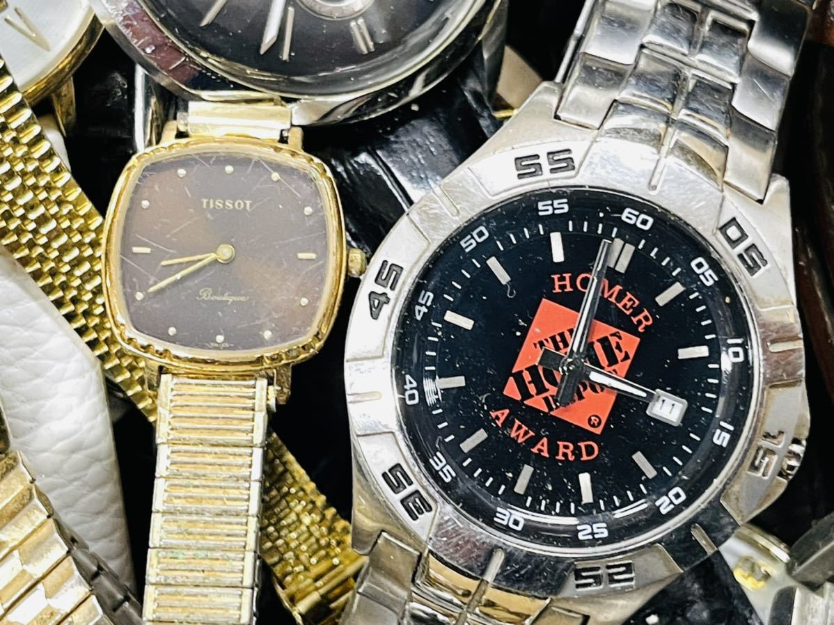 《大量セット》300本以上 SEIKO CITIZEN CASIO-BABY-G TISSOT DKNY など ブランド色々 クォーツ 機械式 腕時計 まとめ売り まとめてV40_2
