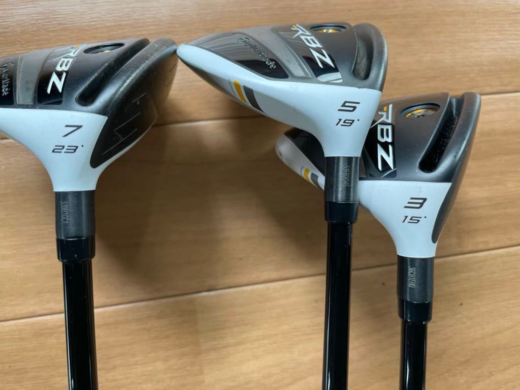 テーラーメイド RBZ STAGE2 /3.15/5.19/7.23 3本セット