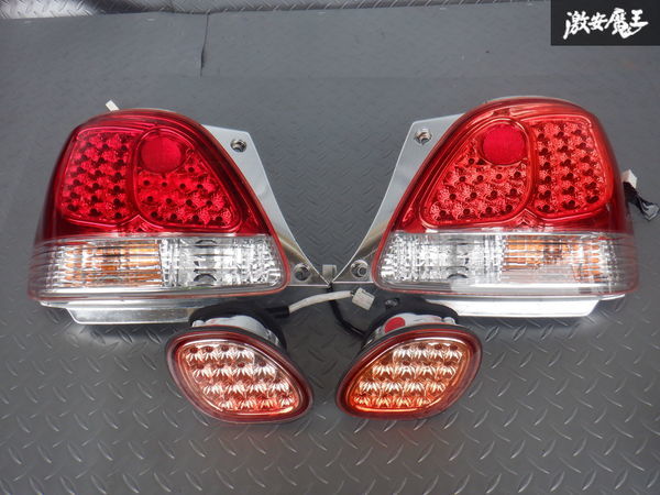 アリスト テールランプ 16系 LED イーグル JZS161 希少 社外 左右