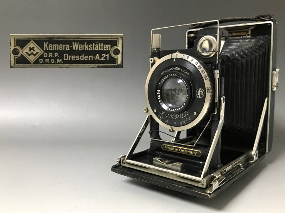 蛇腹カメラ Kamera-Werkstatten Dresden ドイツ 戦前 カメラ 蛇腹カメラ Kamera-Werkstatten Dresden ドイツ 戦前