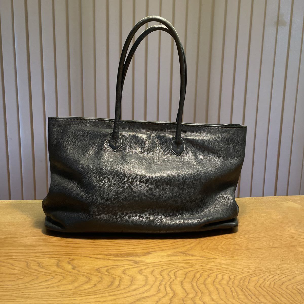 0 ネイビー シセイ cisei レザートートバッグ トートバッグ bag Tote 