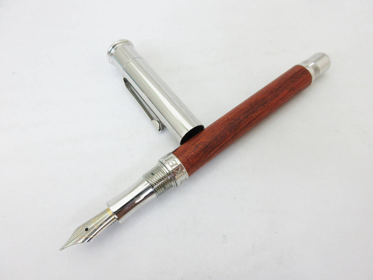 N3658【万年筆】慶應義塾大学/KEIO univ 2002☆ウッド☆文房具/筆記 