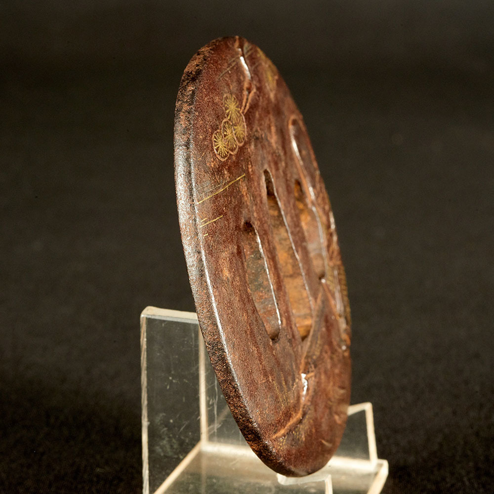 鍔 銘 松風刀装店 antiques | matsukaze 寿獄軒元貞（金印） 寿老人図