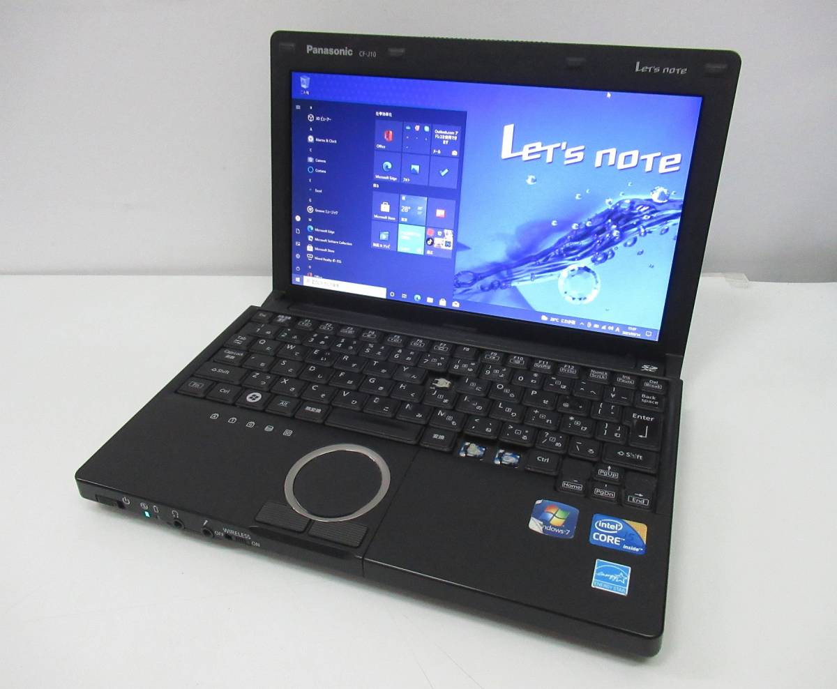 A8296 難有ジャンク本体のみ CF-J10AWHDS Core I5 2.66Ghz 4GB 160GB WiFi 簡易確認