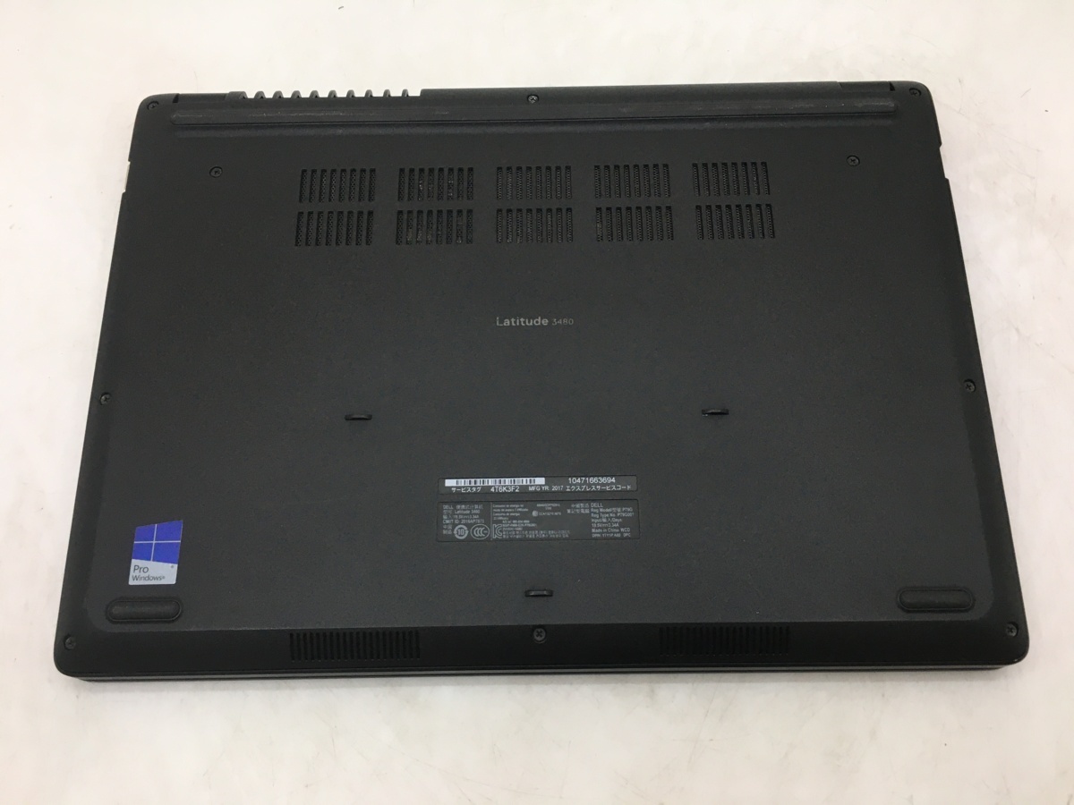 DELL】Latitude 3480 Core i5-7200U 2.5GHz メモリ8GB SSD128GB 14inch