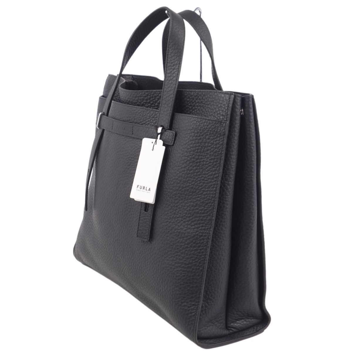 未使用 フルラ FURLA ジョーヴェ GIOVE オールレザー トートバッグ 