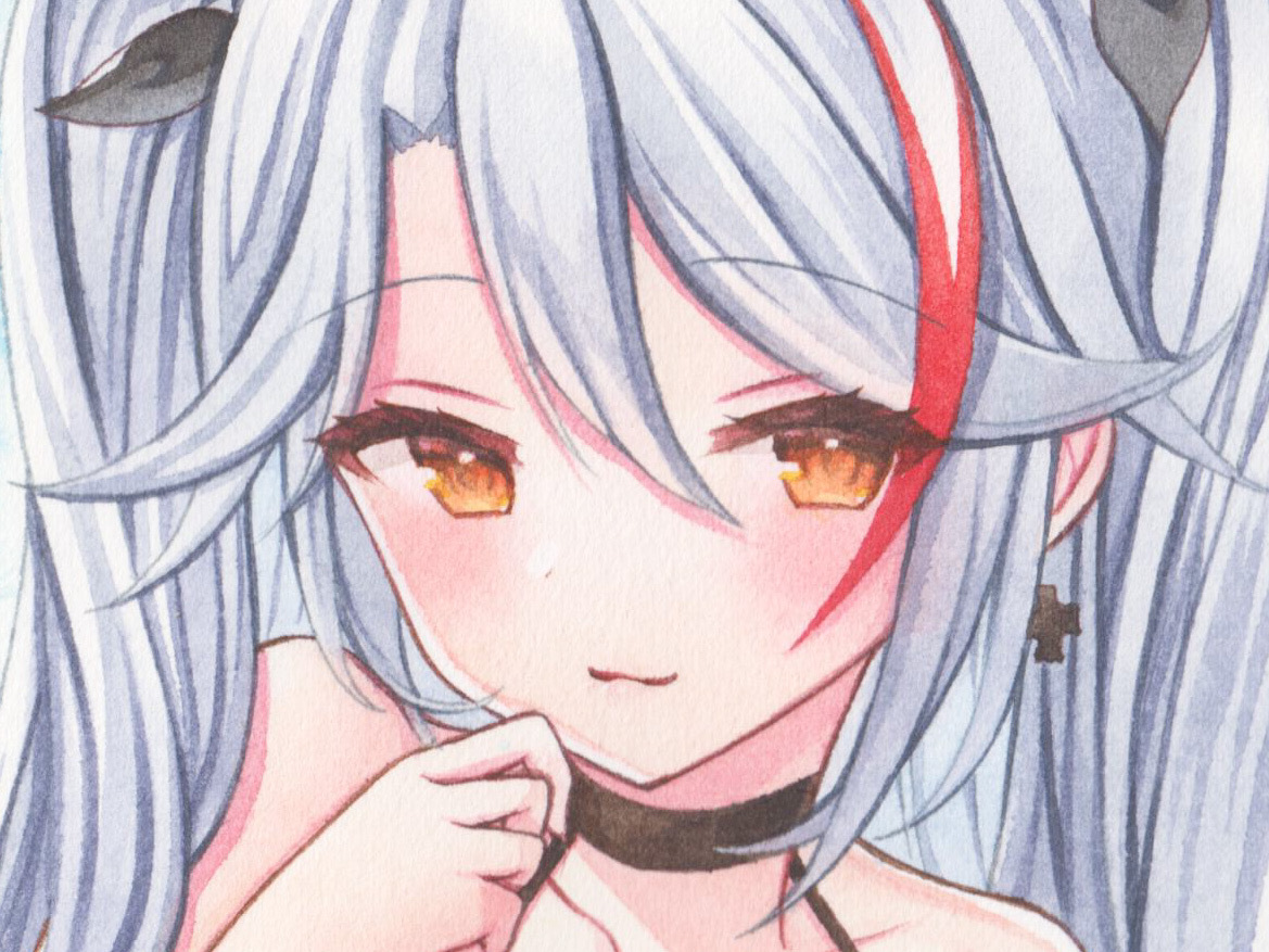 同人手描きイラスト◇アズールレーン◇プリンツ・オイゲン『色褪せない 