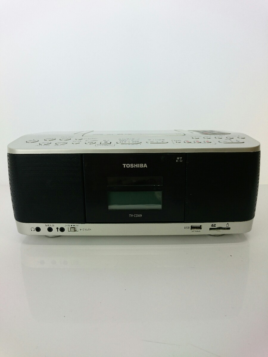 新品】TOSHIBA TY-CDX9 ラジカセ CDプレーヤー サテンゴールド 楽天