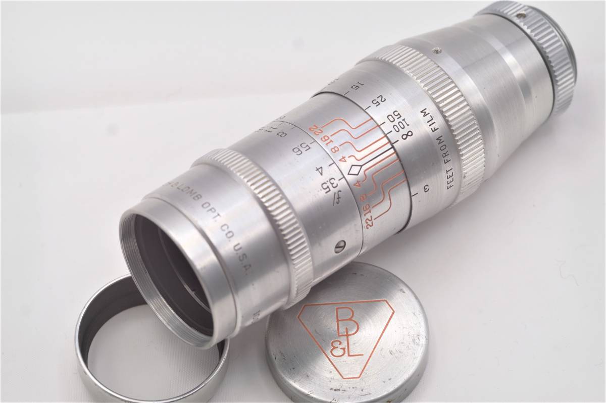 【お得，本物保証】 Cマウント BAUSCH ＆ LOMB TELE-ANIMAR 100mm F3.5 USA製 ボシュロム CINEレンズ(レンズ)｜売買されたオークション情報、yahooの商品情報をアーカイブ公開 - オークファン その他
