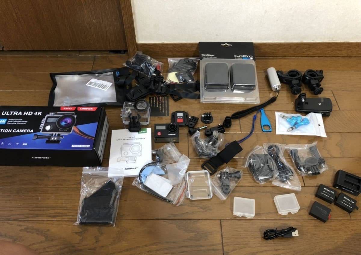 ☆CamPark X20C　アクションカメラ　おまけ多数　中古　送料込☆